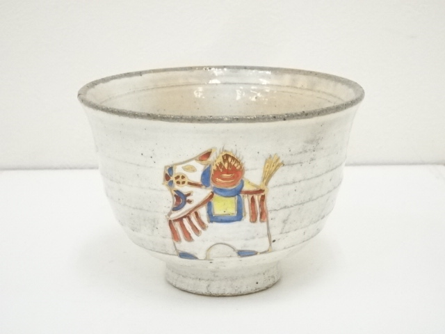 道具 ] - 道具 加藤藤山造 粉引初午茶碗（共箱） | ネットショップ圭